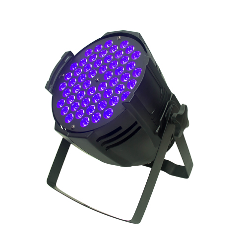 ไฟพาร์ LED 54 แบล็คไลท์ ยูวี สีม่วง เรืองแสง [ 54 LED Par Light - Blacklight UV ]